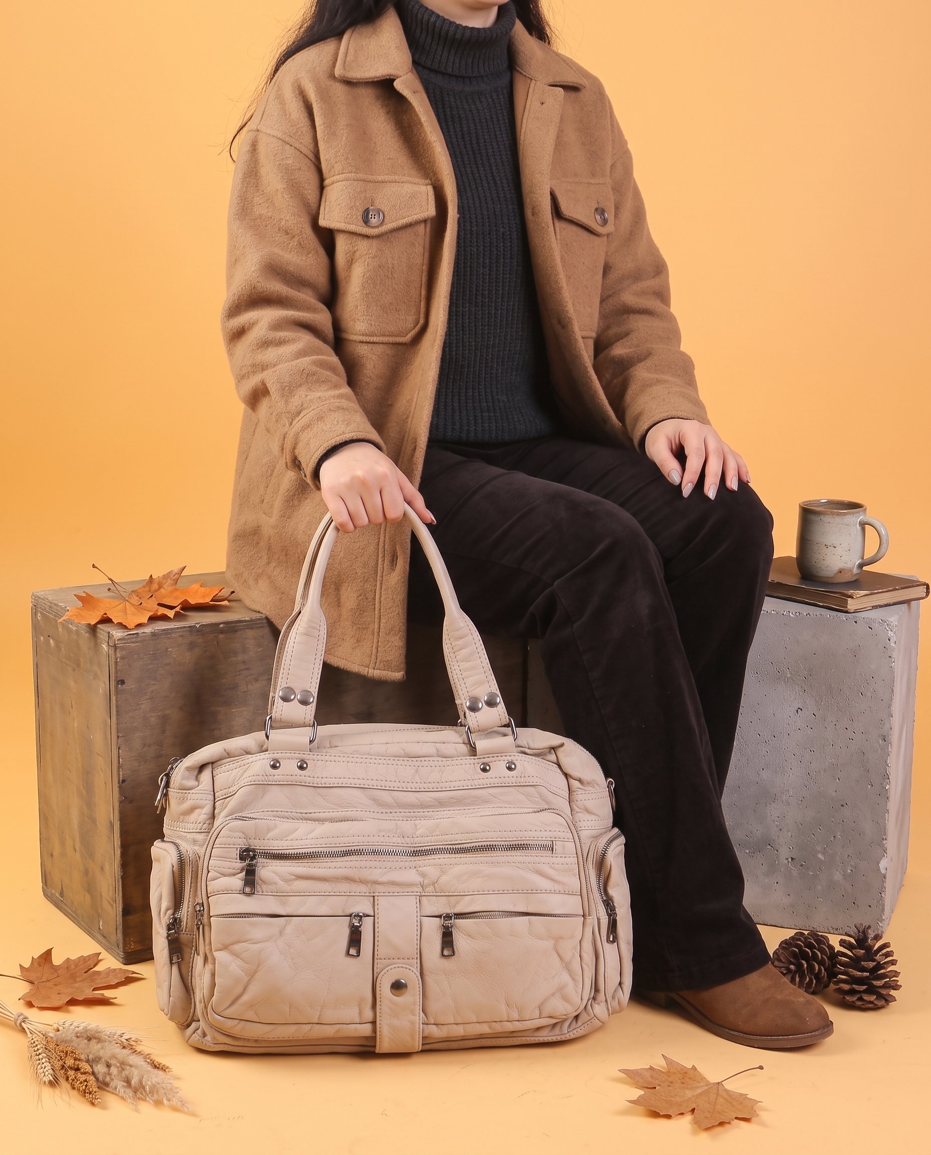 کیف چرم دوشی وارداتی